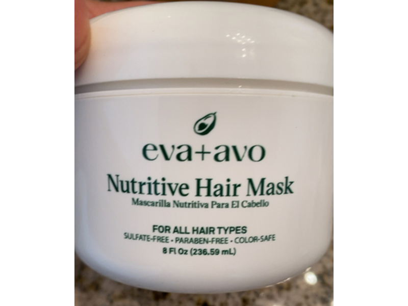 Eva + Avo Nutritive Hair Mask, 8 fl oz/236.59 mL
