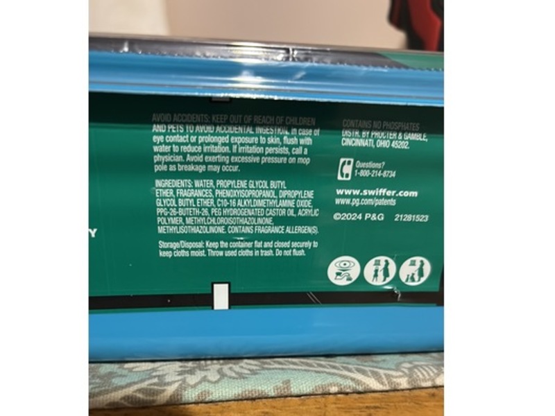 Swiffer Mop Heavy Duty Cloths + Scrubbing Powder, Unstoppable Fresh, 20 Count