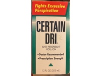 Certain Dri Anti-Perspirant Roll-On, 1.2 fl oz/35.5 mL - thumbnail 2