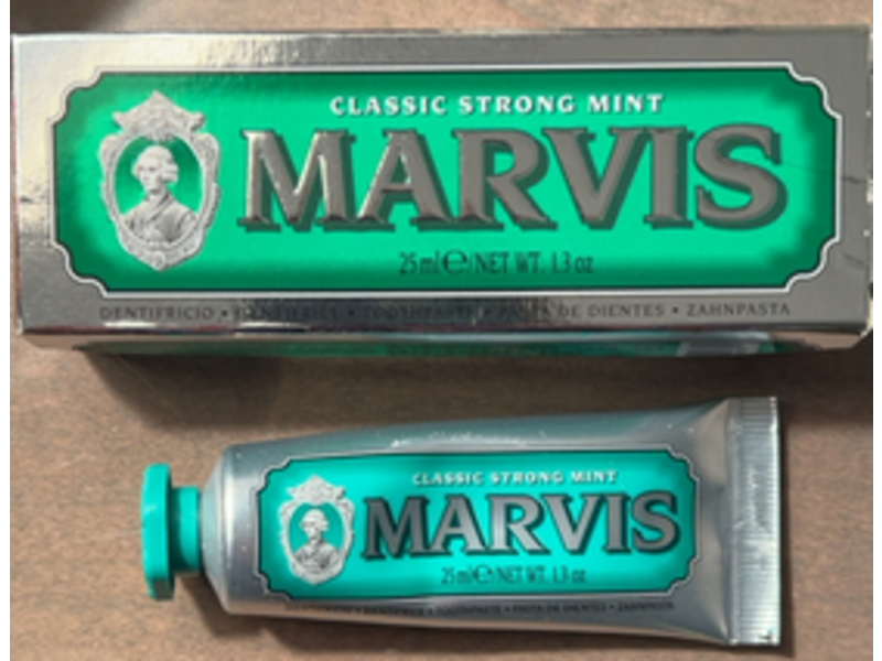 Marvis Toothpaste, Classic Strong Mint, 1.3 oz/25 mL