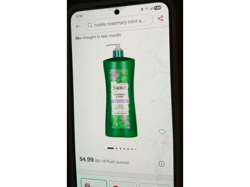Suave Invigorating Conditioner, Rosemary & Mint, 28 fl oz/828 mL