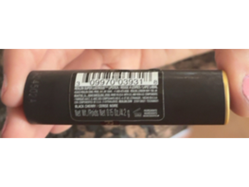 Revlon Super Lustrous Matte Lipstick, Black Cherry, 0.15 oz/4.2 g