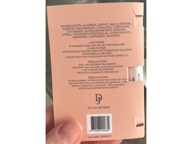 Dylan Jeffries Eau De Parfum, Temptation