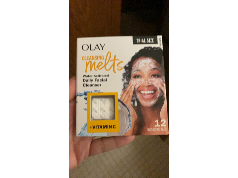 Olay Daily Facial Cleanser Pads, Vitamin C, 12 Count