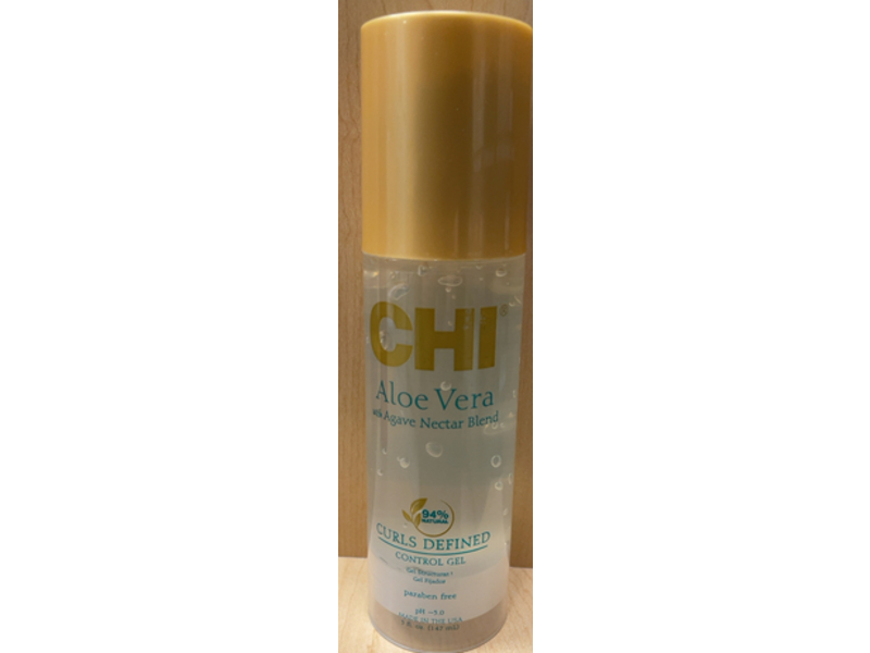 CHI Aloe Vera Curl Defined Control Gel, 5 fl oz/147 mL
