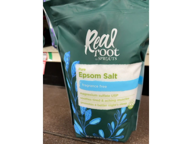 Real Root By Sprouts Pure Epsom Salt, 80 oz/2269 g
