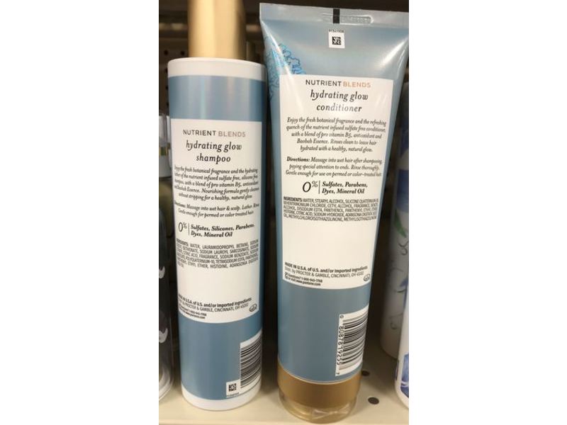 Pantene Hydrating Glow Sulfate Free Shampoo & Conditioner Set