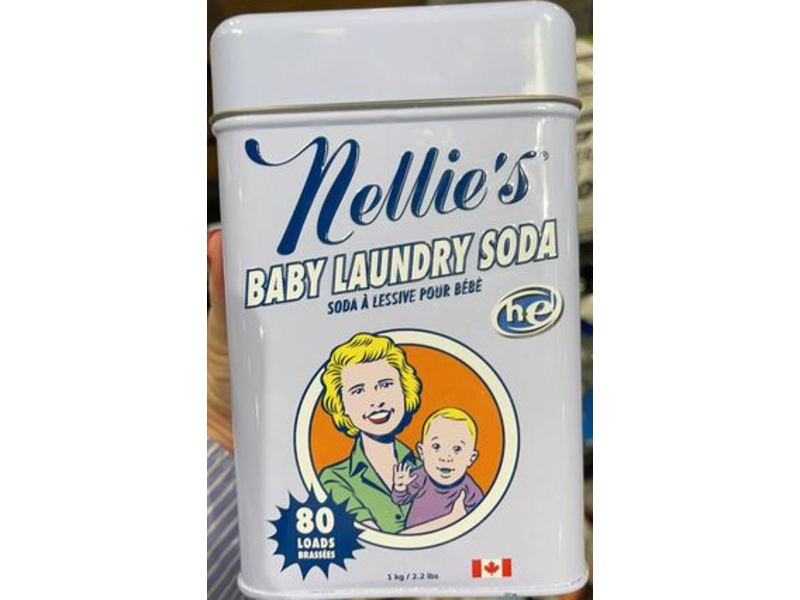 Nellie's Baby Laundry Soda, 80 Loads, 1 kg