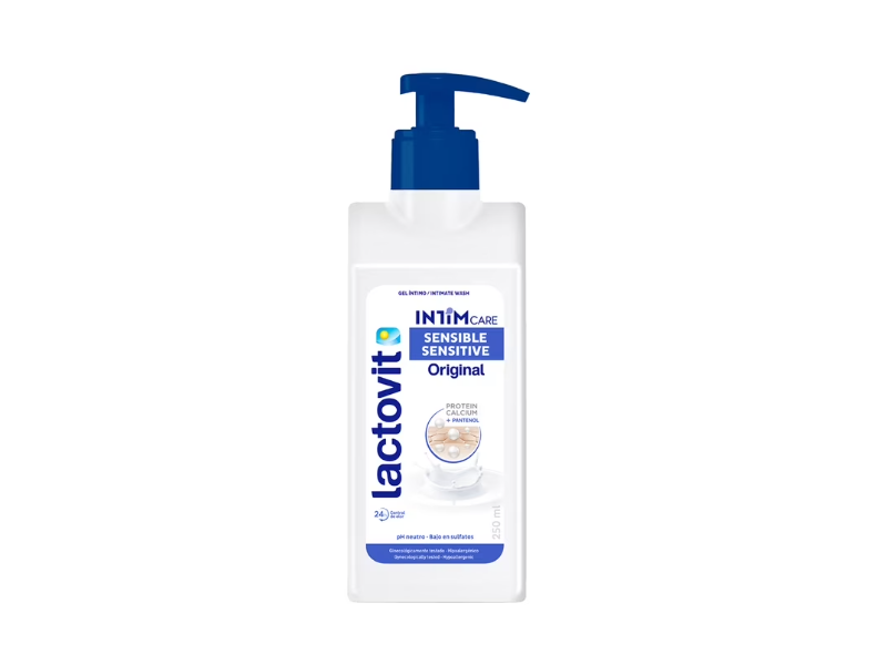 Lactovit Sensitive Intimate Wash, Original, 8.5 fl oz/250 mL
