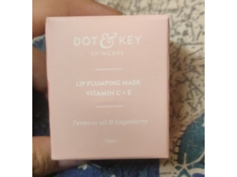 Dot & Key Lip Plumping Mask, Turmeric Oil & Lingonberry, 15 mL