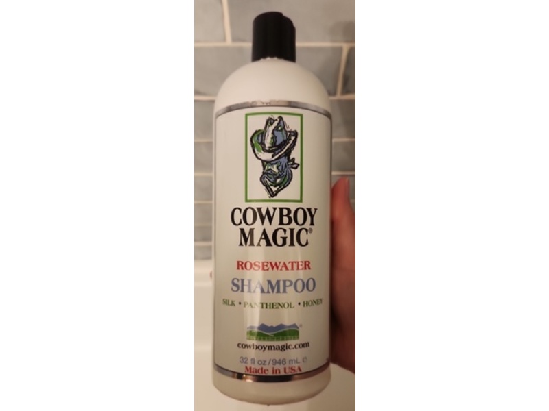 Cowboy Magic Shampoo, Rose Water, 32 fl oz/946 mL