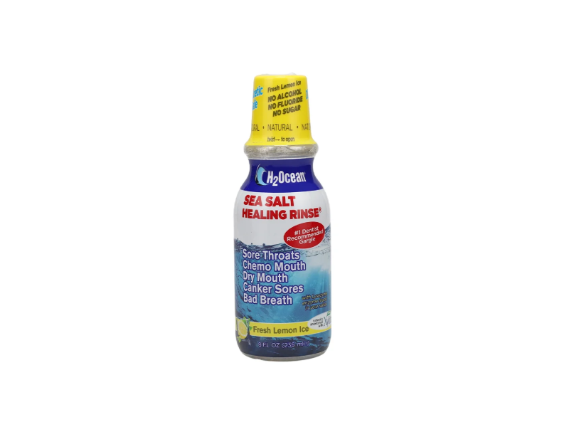 H2Ocean Sea Salt Healing Rinse, Fresh Lemon Ice, 8 fl oz/236 mL