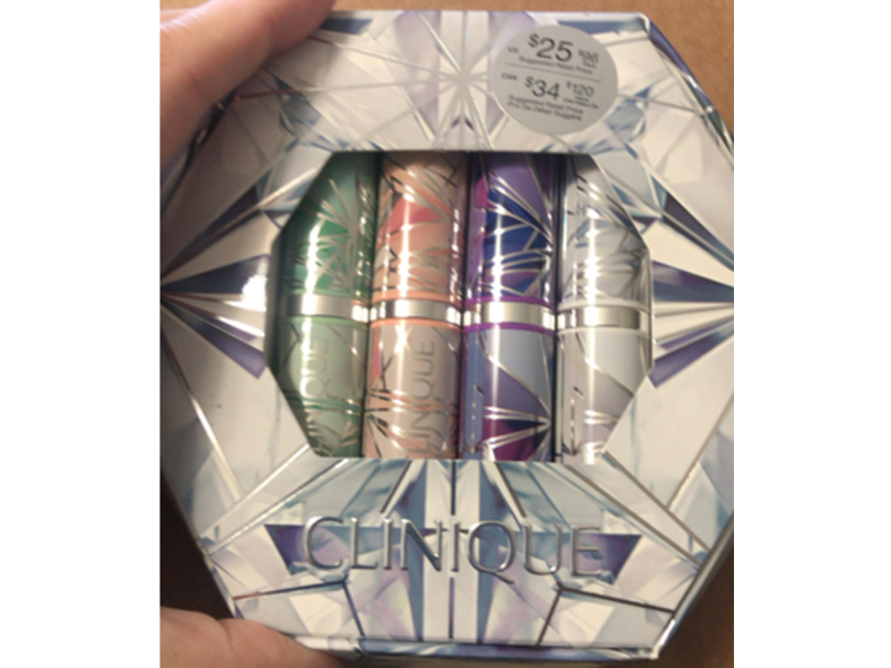 Clinique Kisses Lipstick Set, 10 oz/3 g, 4 Count