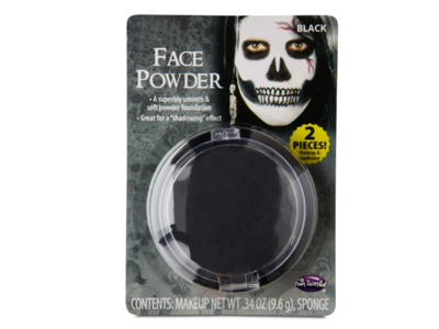 Fun World Face Powder, Black, 0.34 oz/9.6 g