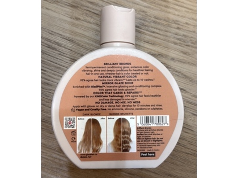 Glaze Super Color Conditioning Gloss, Brilliant Bronde, 6.4 fl oz/190 mL