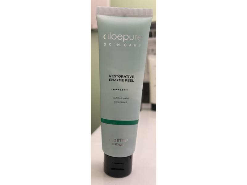 Aloette Aloepure Restorative Enzyme Peel Exfoliating Gel, 2 oz/56 g