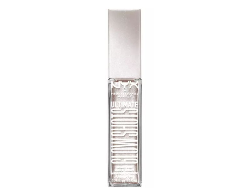 NYX Professional Makeup Ultimate Glow Shots Brightening Liquid Eyeshadow, Come Thru Coconut, 0.25 fl oz/7.5 mL