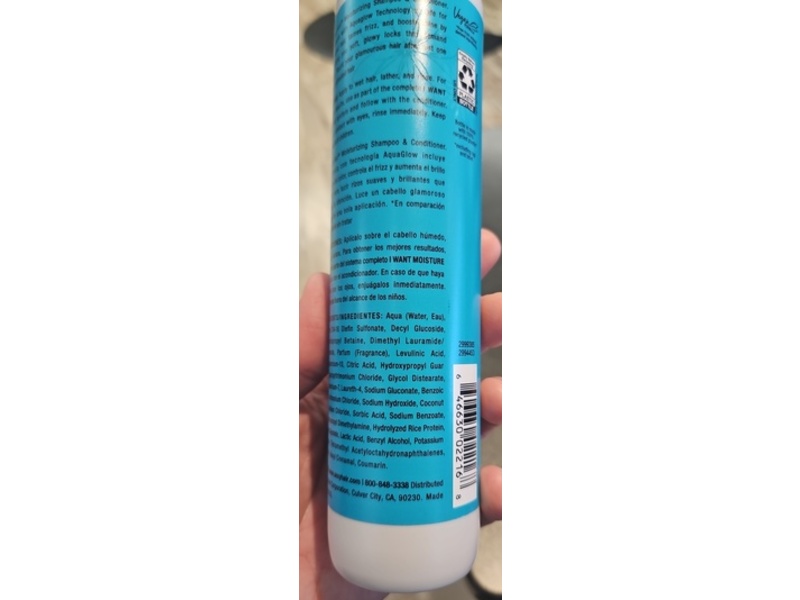 Sexy Hair I Want Moisture Shampoo, 10.1 fl oz/300 mL