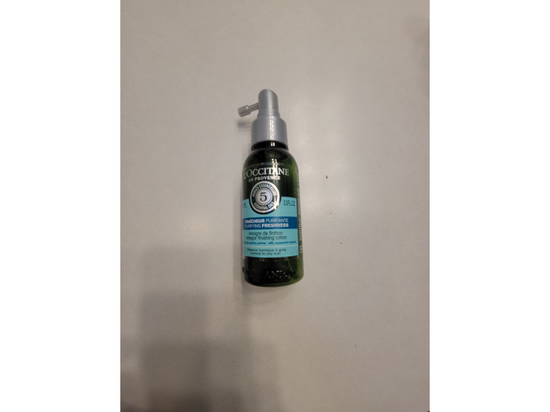 L'Occitane Aromachologie Purifying Freshness Vinegar Finishing Lotion for Normal to Oily Hair, 3.3 fl. oz.