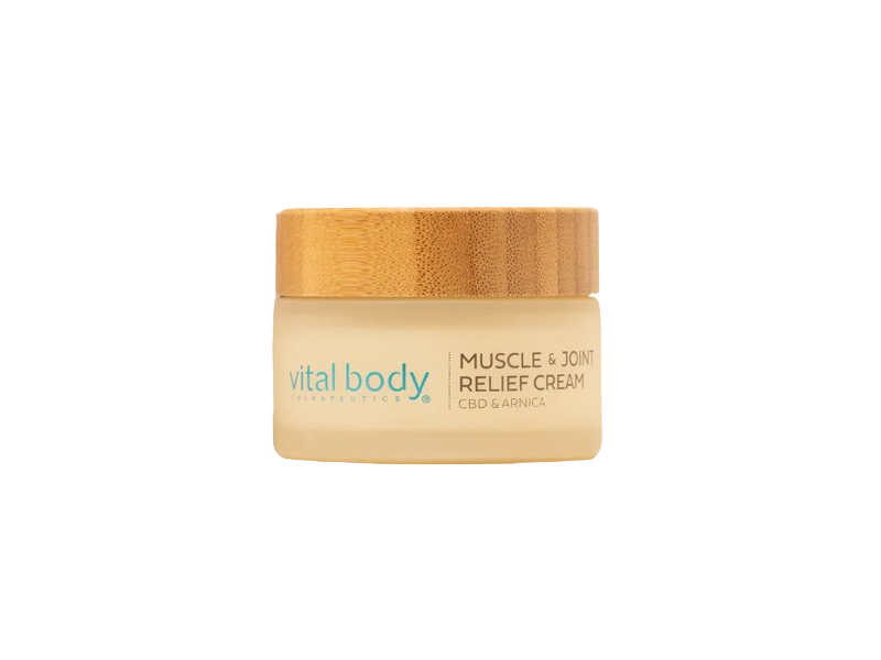 Vital Body Muscle & Joint Relief Cream, CBD & Arnica, 3 oz