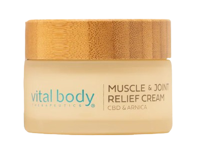 Vital Body Muscle & Joint Relief Cream, CBD & Arnica, 3 oz