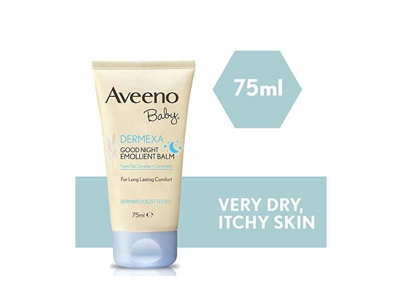Aveeno Baby Dermexa Good Night Emollient Balm, 75 mL