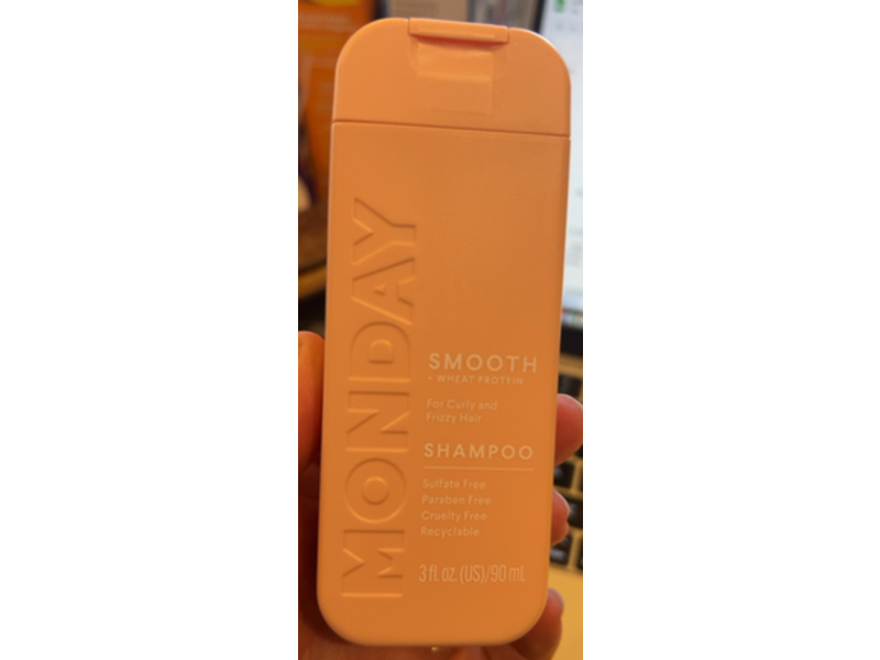 MONDAY Smooth Hair Shampoo, 3 fl oz/90 mL