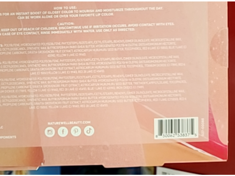 Nature Well Moisturizing Tinted Lip Butter, Cherry Crush + Vanilla Glaze + Spiced Latte & Pink Velvet, 0.50 oz/15 g, Pack Of 4