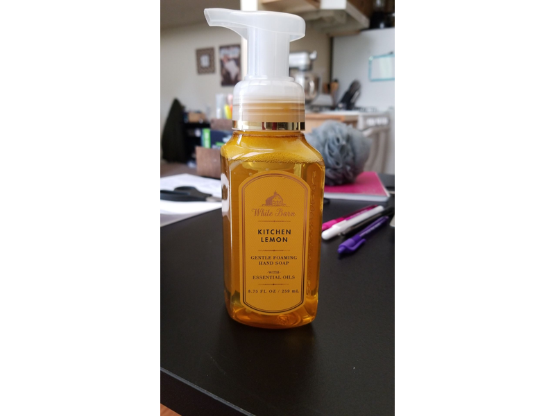 White Barn Kitchen Lemon Gentle Foaming Hand Soap, 8.75 fl oz/259 mL
