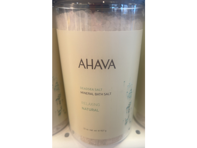 Ahava Dead Sea Salt Mineral Bath Salt, Natural, 32 oz/907 g