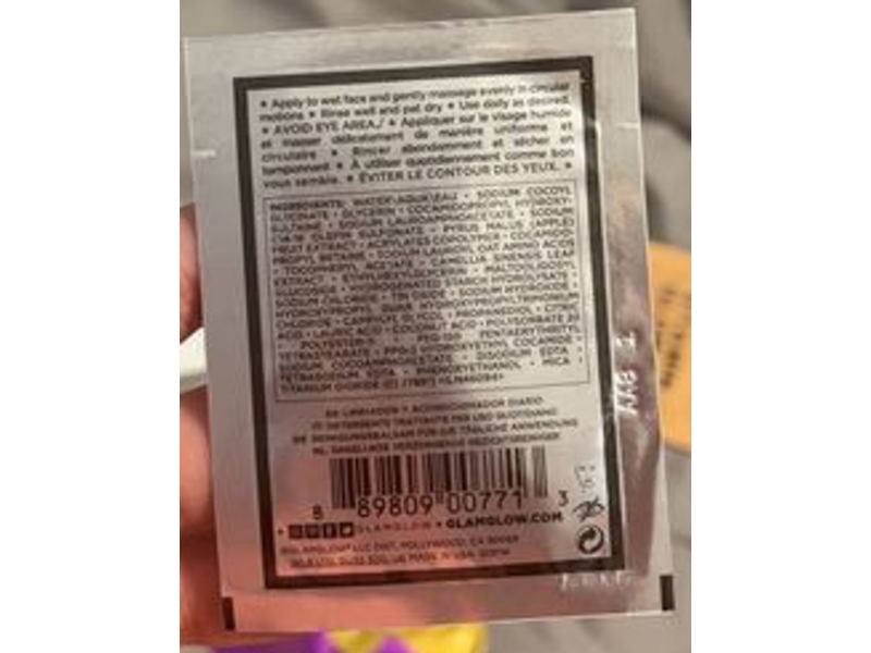 Glamglow Gentle Bubble Daily Conditioning Cleanser, 0.1 oz/3 mL