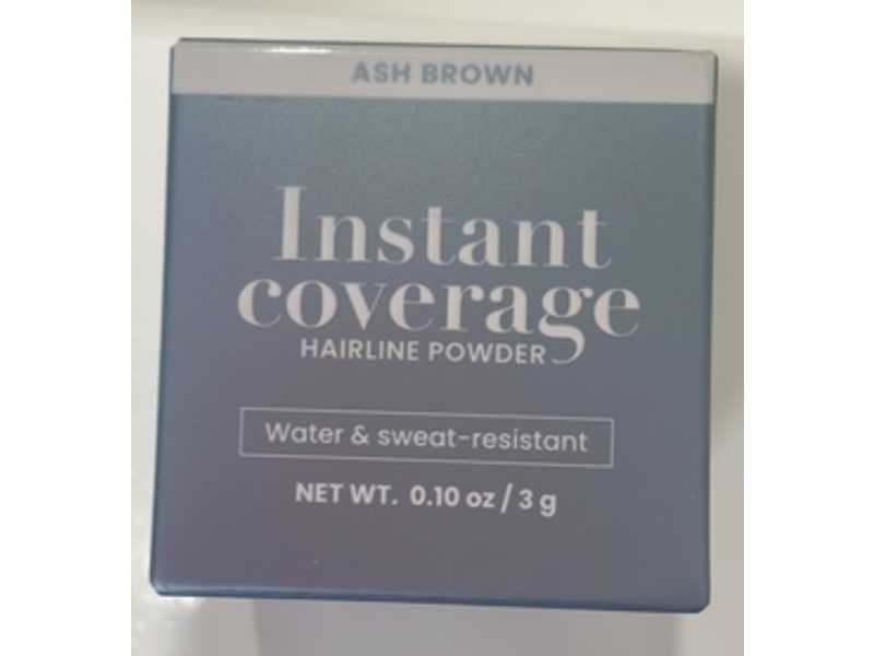 Prime Prometics Instant Coverage Hairline Powder, Ash Brown, 0.10 oz/3 g