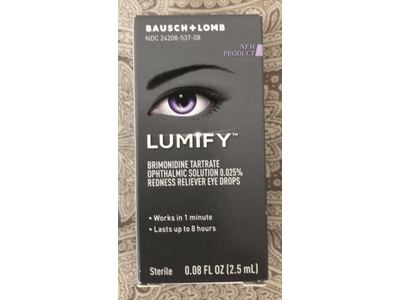 BAUSCH+LOMB LUMIFY 目薬 BAUSCH+LOMB LUMIFY 目薬 Bausch + Lomb Lumify Sterile Eye