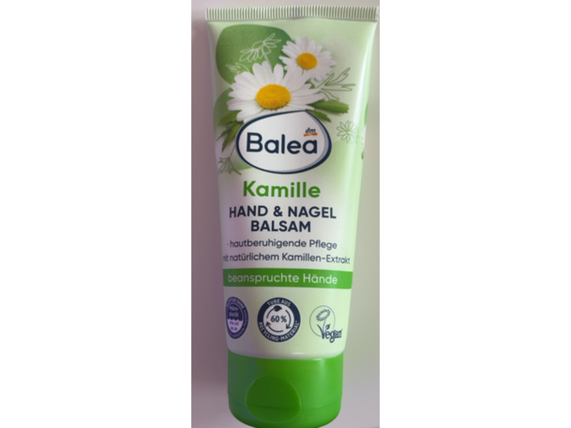 Balea Hand & Nail Balm, Chamomile, 100 mL