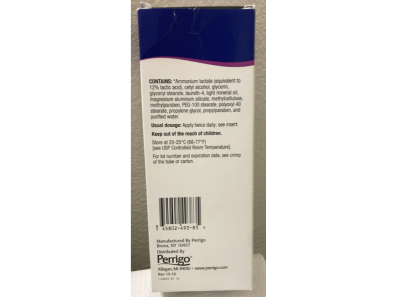 Ammonium Lactate Cream 12%, 280 g Perrigo (RX)