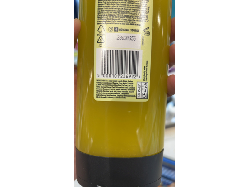 Original Source Shower Gel, Lemon & Tea Tree, 500 mL