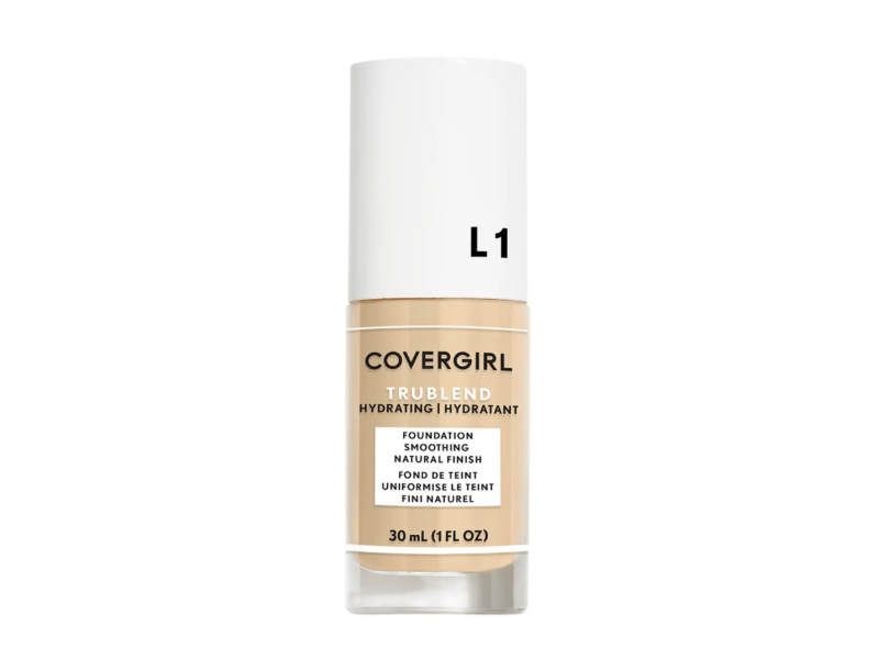 CoverGirl TruBlend Liquid Makeup Foundation, L1 Ivory, 1 fl oz/30 mL