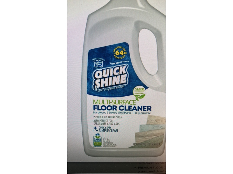 Quick Shine Multi-Surface Floor Cleaner, 64 fl oz/1893 mL