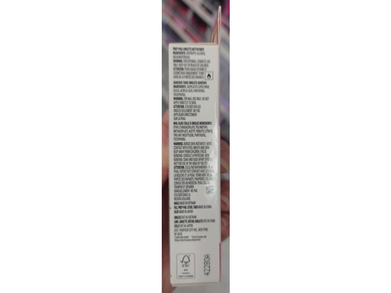 Sally Hansen Perfect Press-On Nails, Infra-Red, 30 Count