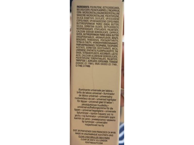 Fenty Beauty Gloss Bomb Universal Lip Luminizer, Hot Chocolit, 0.3 fl oz/9 mL