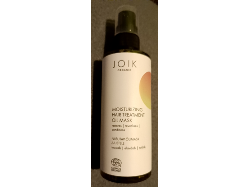 Joik Organic Moisturizing Hair Treatment Oil Mask, 3.38 fl oz/100 mL