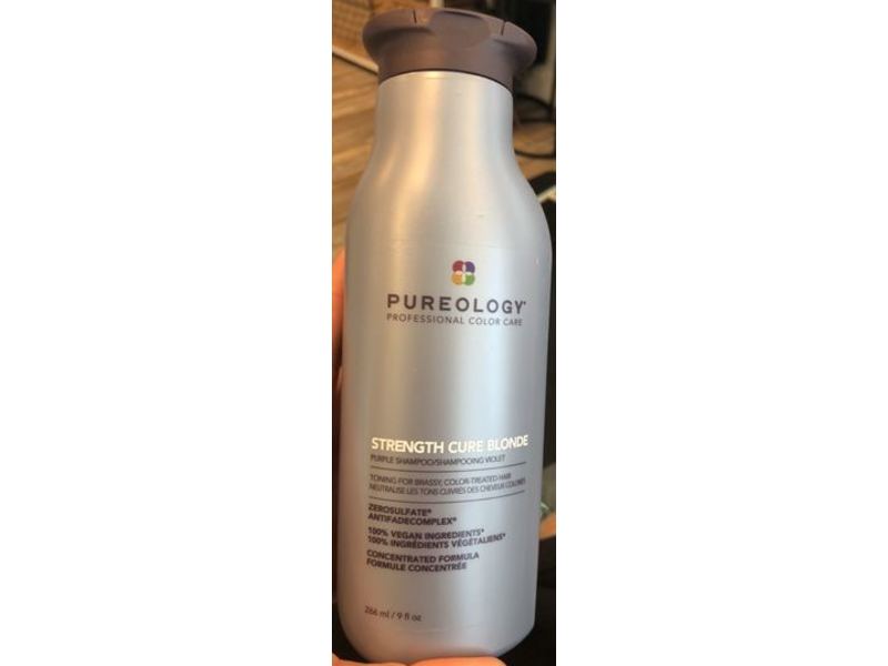 Pureology Strength Cure Blonde Purple Shampoo, 9 fl oz/266 mL