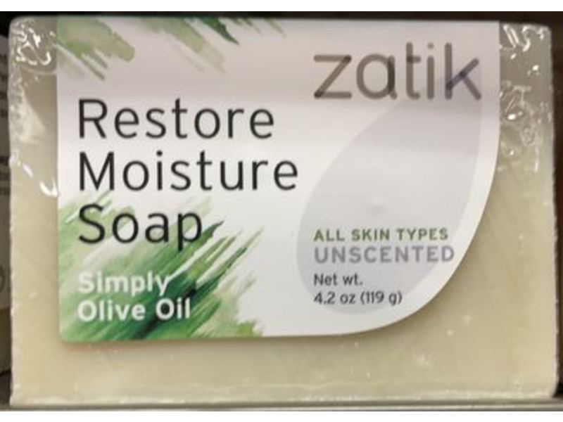 Zatik Restore Moisture Soap, 4.2 oz/119 g