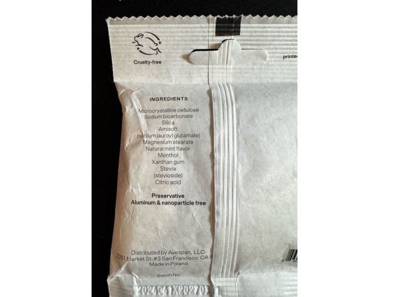 Unpaste Tooth Tablets, 1.4 oz, 125 Count