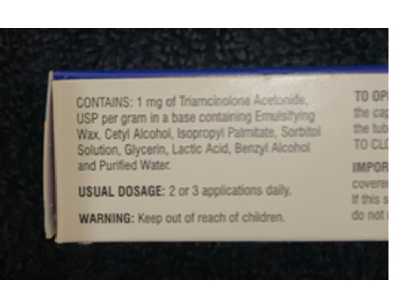 Triamcinolone Acetonide Cream 0.1%, 15 g, Northstar (Rx)