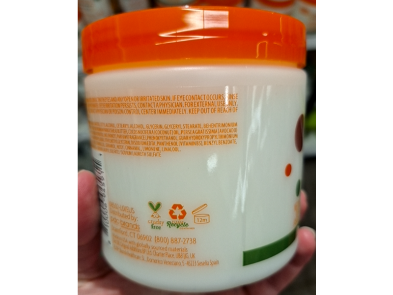 Cantu For Kids Leave - In Conditioner, Shea Butter + Coconut Oil & Honey, 16 oz/453 g