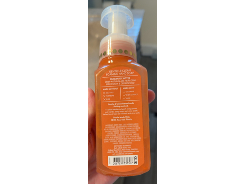 Bath & Body Works Gentle & Clean Foaming Hand Soap, Flannel, 8.75 fl oz/259 mL