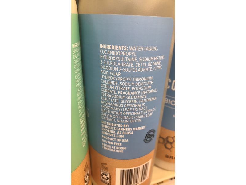 Sprouts Biotin Enriched Shampoo, Strengthening & Volumizing, 16 fl oz/473 mL