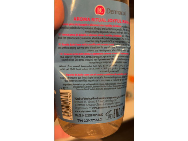 Dermacol Aroma Ritual Winter Dream Joyful Bath Foam, 500 mL