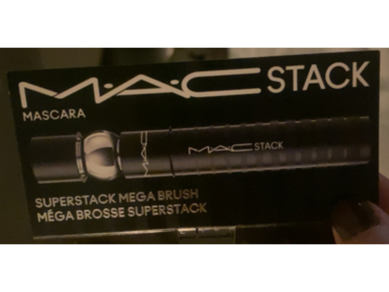 M. A. C Cosmetics Stack Superstack Mega Brush Mascara, Black, 0.1 oz/3 mL
